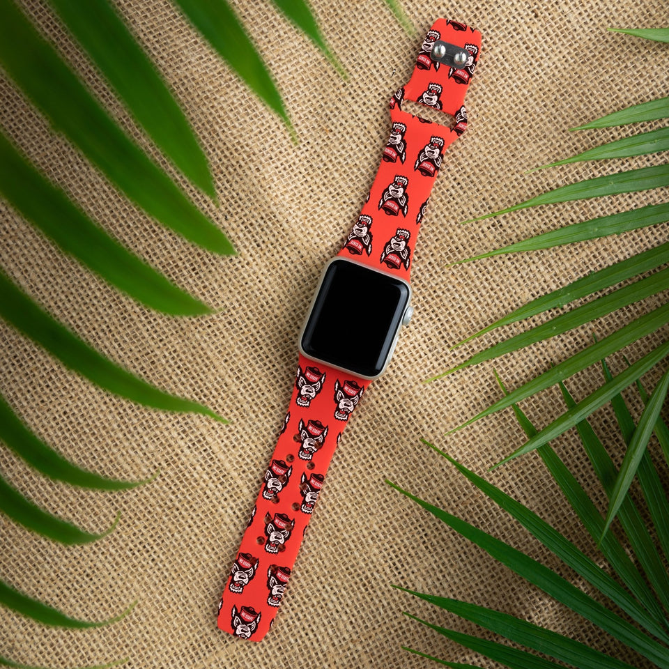 North Carolina State Wolf Pack HD Apple Watch Band - Wear with style