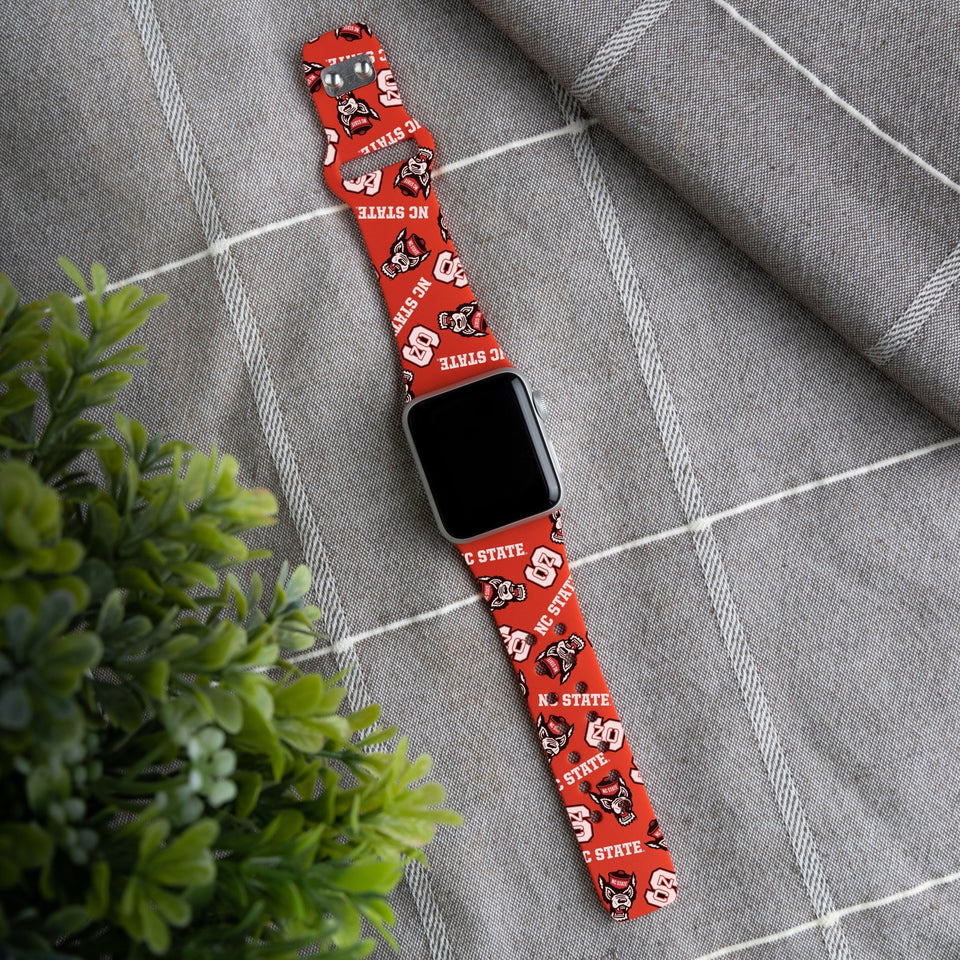 North Carolina State Wolf Pack HD Apple Watch Band - Wear with style