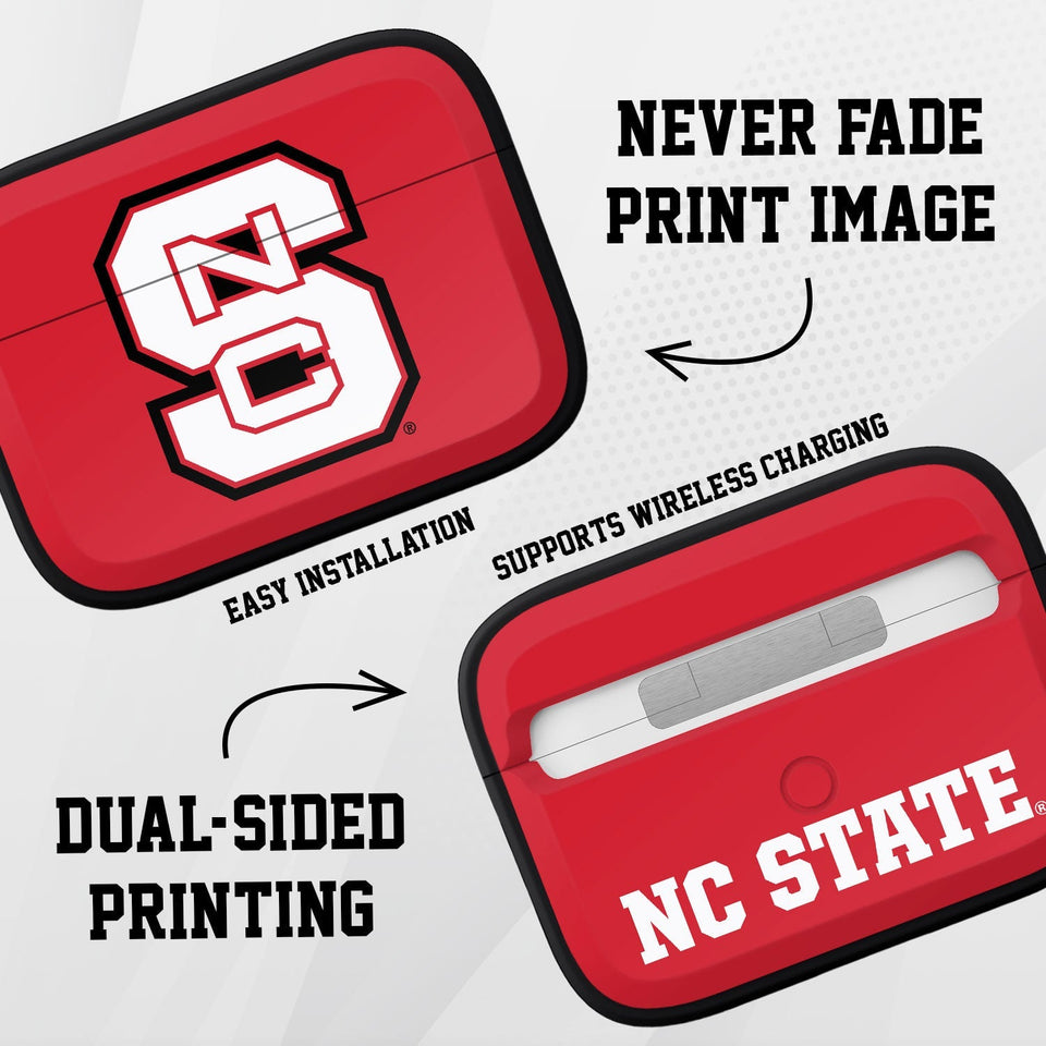North Carolina State Wolfpack HDX AirPods Pro 1 & 2 Case Cover - Wear with style