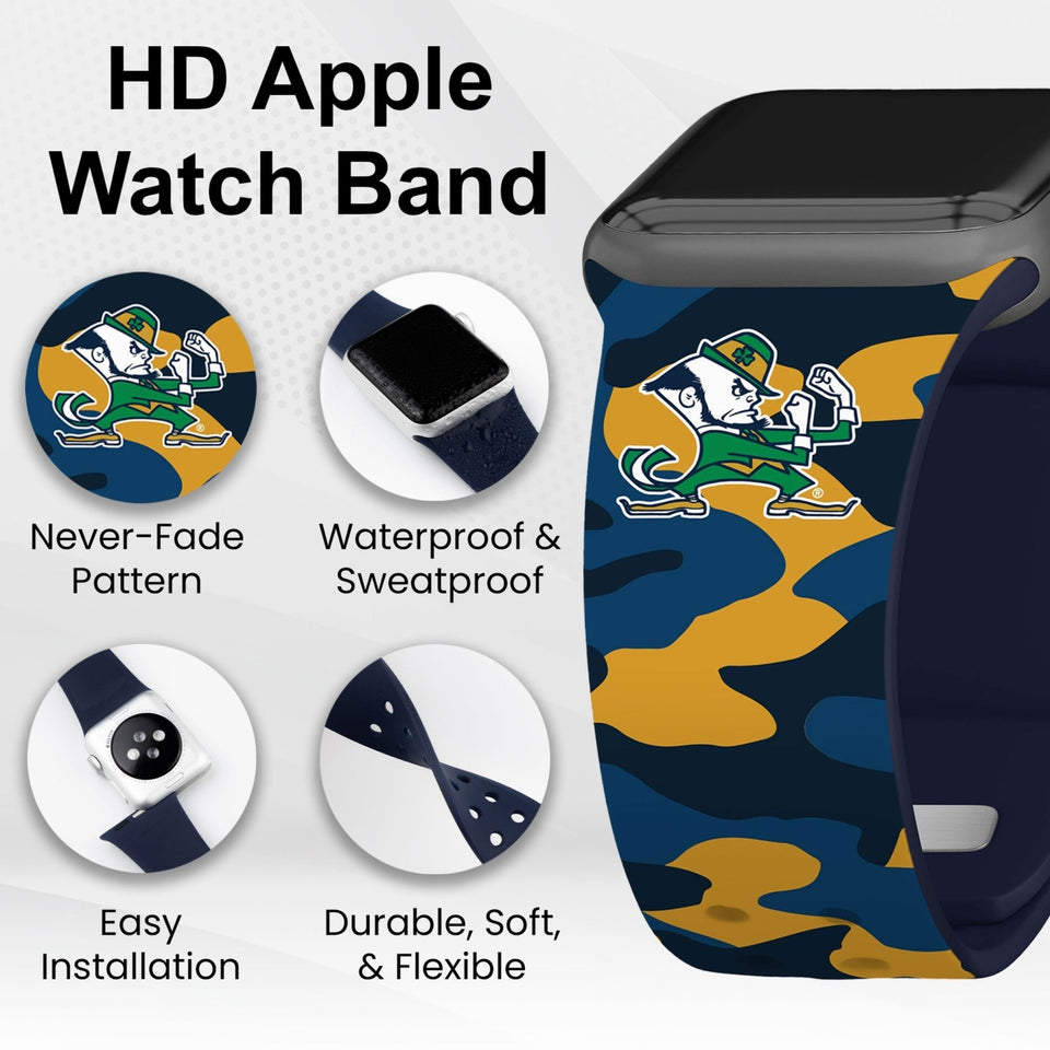 Notre Dame Fighting Irish HD Apple Watch Band - Wear with style