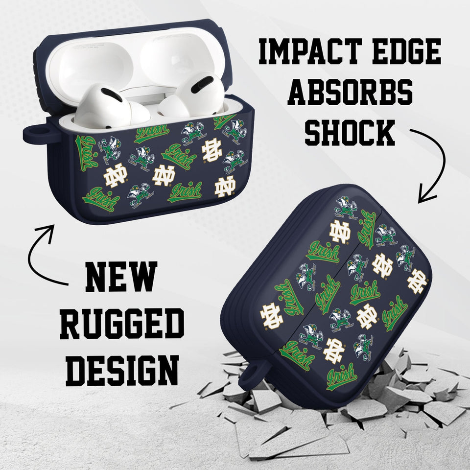 Notre Dame Fighting Irish HDX Apple Airpods Pro 1 & 2 Case Cover - Wear with style