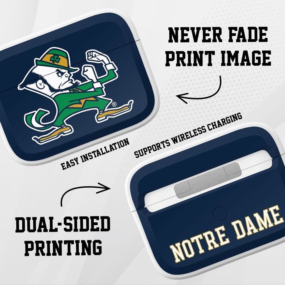 Notre Dame Fighting Irish HDX Apple Airpods Pro 1 & 2 Case Cover - Wear with style
