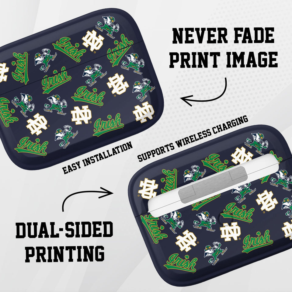 Notre Dame Fighting Irish HDX Apple Airpods Pro 1 & 2 Case Cover - Wear with style