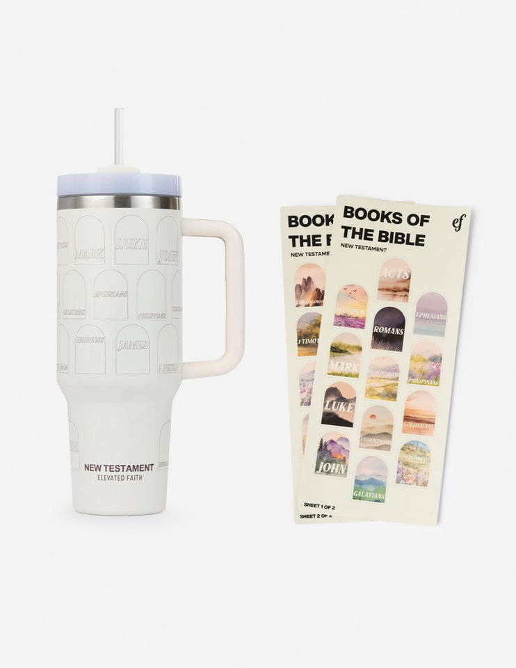 NT Bible Checklist 40 oz Tumbler - Wear with style
