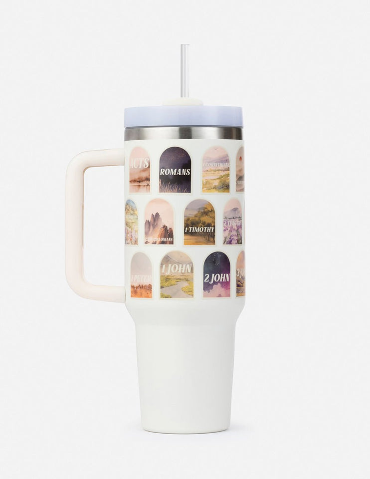 NT Bible Checklist 40 oz Tumbler - Wear with style