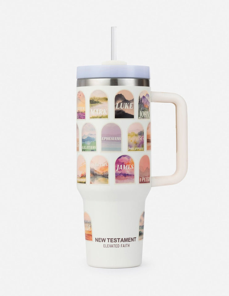 NT Bible Checklist 40 oz Tumbler - Wear with style