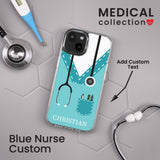 Nurse HD Custom Name Apple iPhone 12 Series Mag - Safe Phone Case - Wear with style