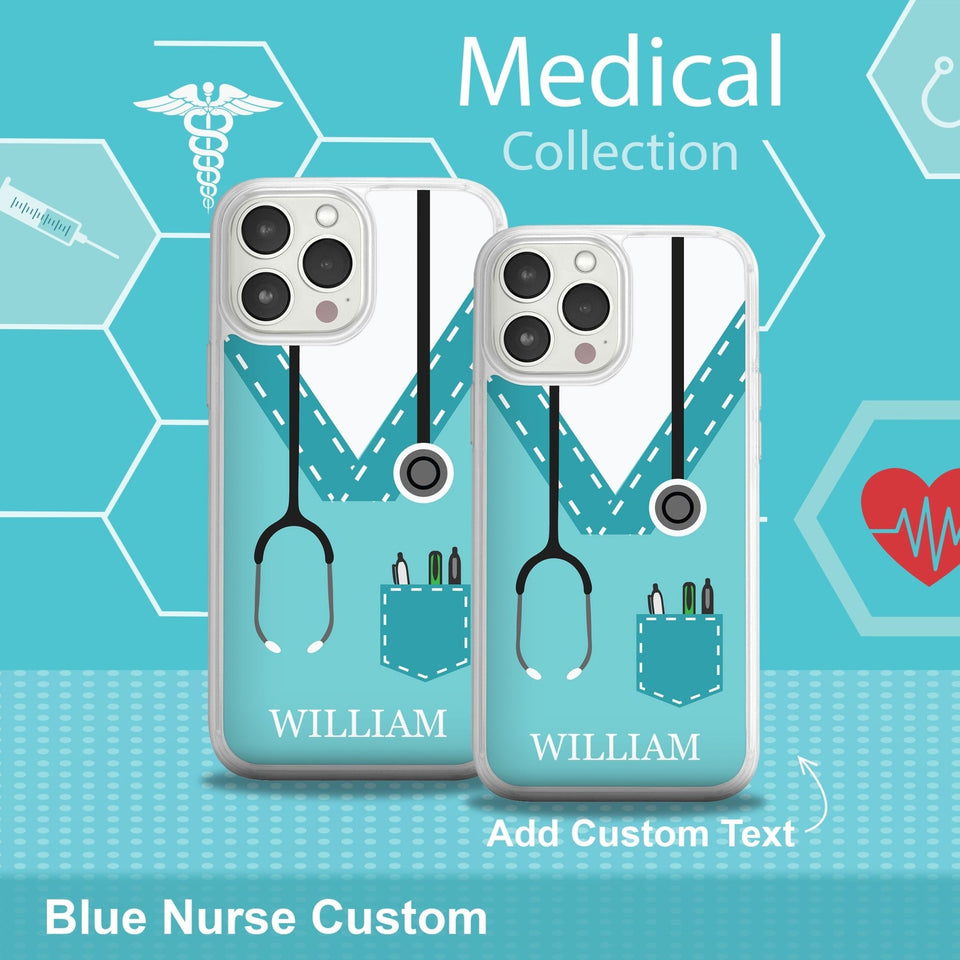Nurse HD Custom Name Apple iPhone 12 Series Mag - Safe Phone Case - Wear with style