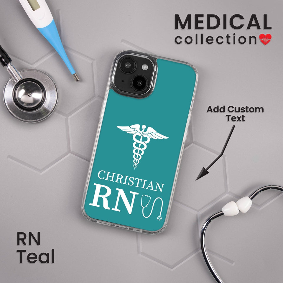 Nurse HD Custom Name Apple iPhone 12 Series Mag - Safe Phone Case - Wear with style