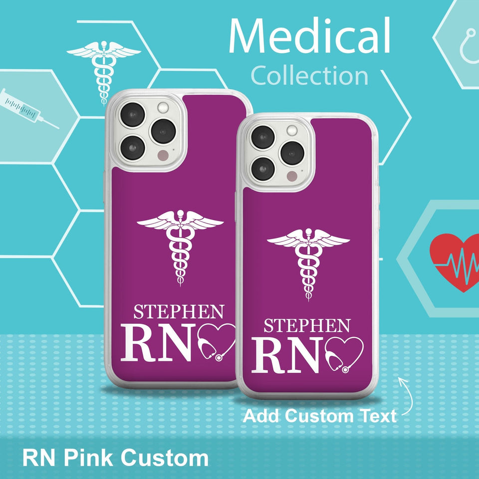 Nurse HD Custom Name Apple iPhone 15 Series Mag - Safe Phone Case - Wear with style