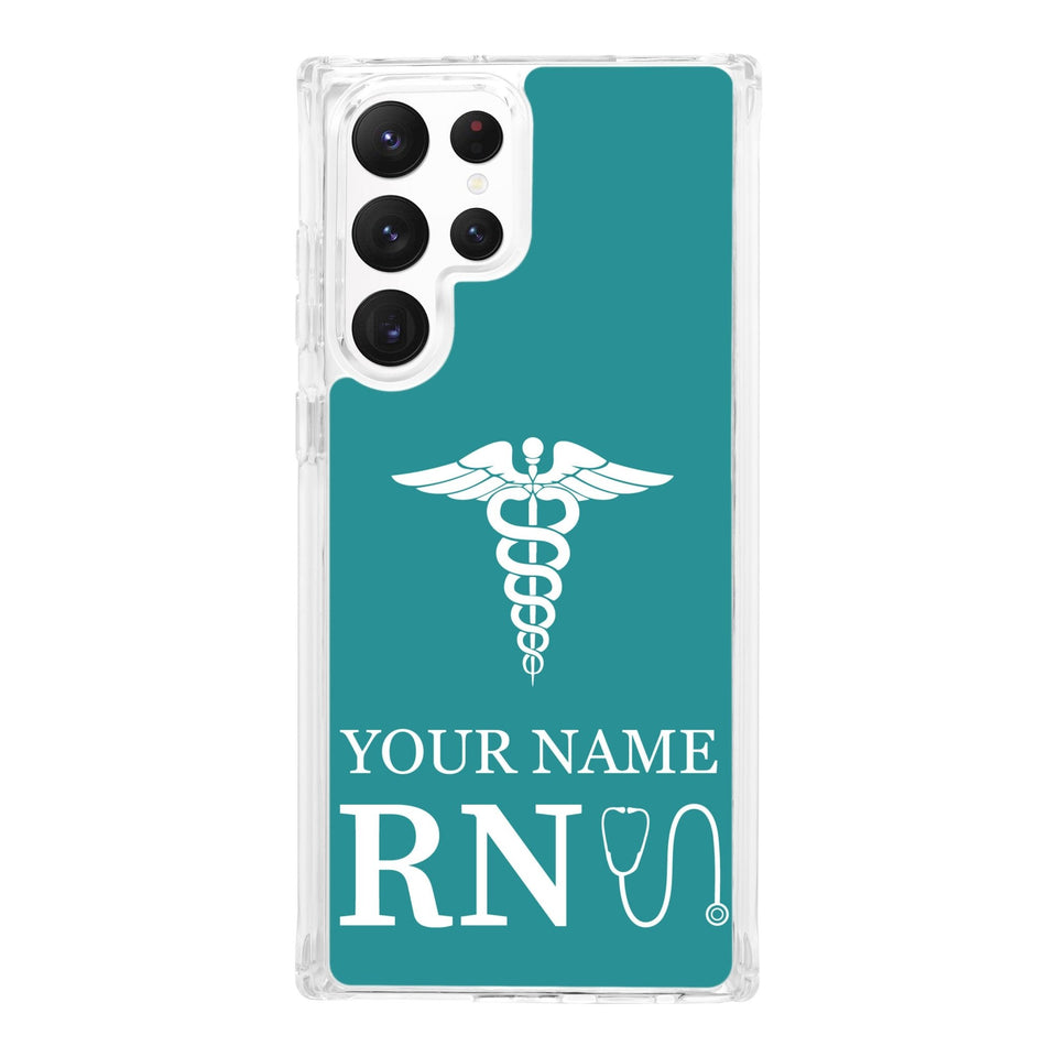 Nurse HD Custom Name Samsung Galaxy S21 Phone Case - Wear with style