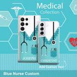 Nurse HD Custom Name Samsung Galaxy S21 Phone Case - Wear with style