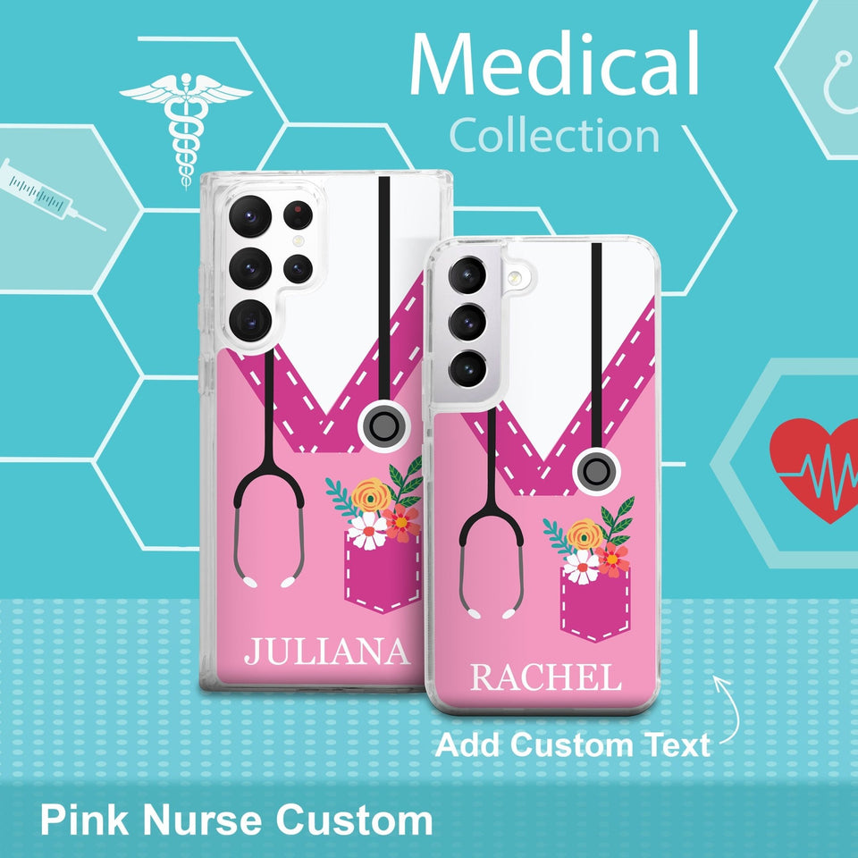 Nurse HD Custom Name Samsung Galaxy S21 Phone Case - Wear with style