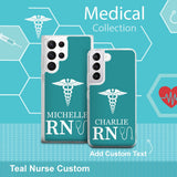 Nurse HD Custom Name Samsung Galaxy S21 Phone Case - Wear with style