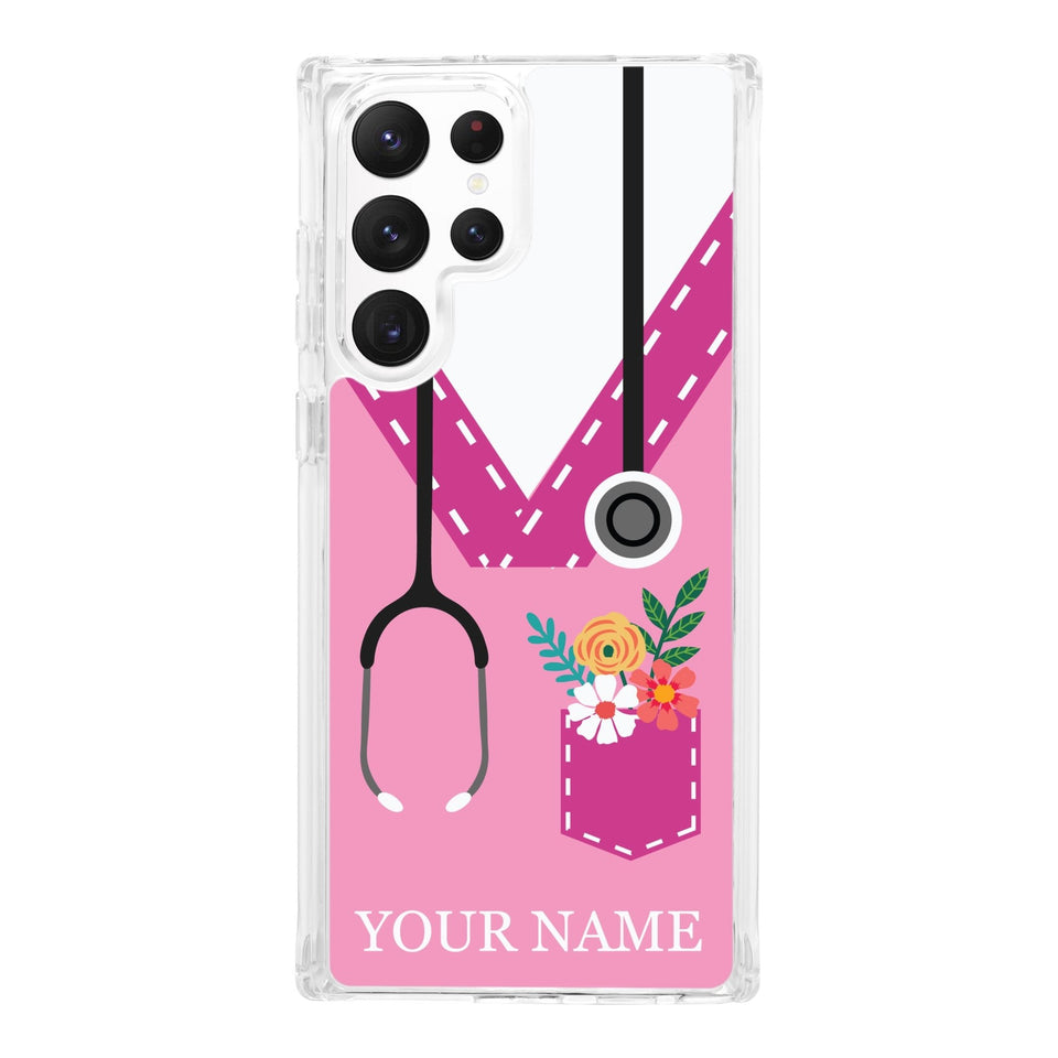 Nurse HD Custom Name Samsung Galaxy S21 Phone Case - Wear with style