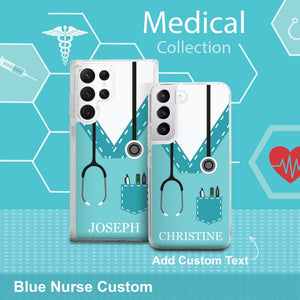 Nurse HD Custom Name Samsung Galaxy S21 Phone Case - Wear with style