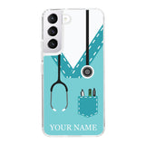 Nurse HD Custom Name Samsung Galaxy S22 Phone Case - Wear with style
