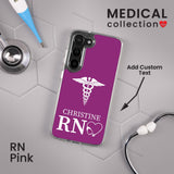 Nurse HD Custom Name Samsung Galaxy S22 Phone Case - Wear with style
