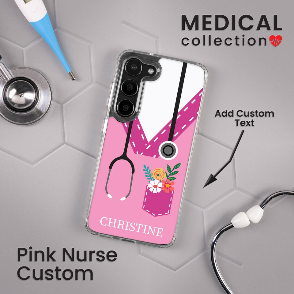 Nurse HD Custom Name Samsung Galaxy S22 Phone Case - Wear with style