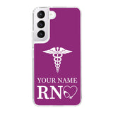 Nurse HD Custom Name Samsung Galaxy S23 Phone Case - Wear with style