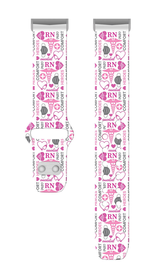 Nursing HD Fitbit Versa 3 and Sense 1 Watch Band - Wear with style