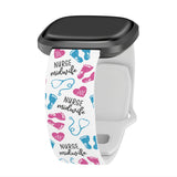 Nursing HD Fitbit Versa 3 and Sense 1 Watch Band - Wear with style