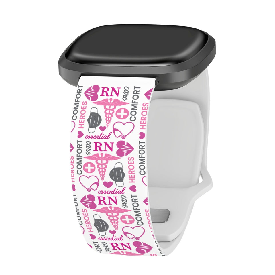 Nursing HD Fitbit Versa 3 and Sense 1 Watch Band - Wear with style