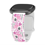 Nursing HD Fitbit Versa 3 and Sense 1 Watch Band - Wear with style