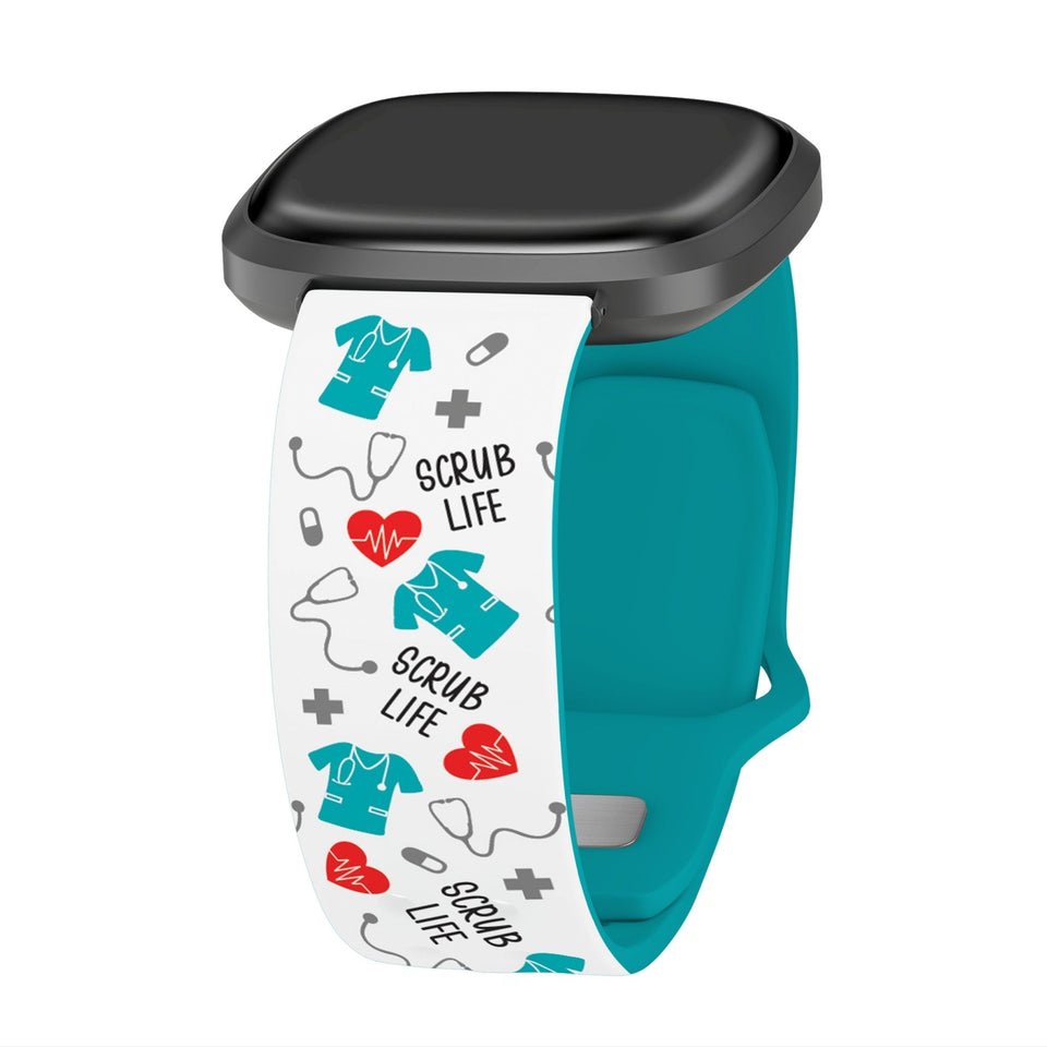 Nursing HD Fitbit Versa 3 and Sense 1 Watch Band - Wear with style