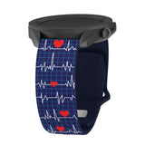 Nursing HD Watchband for Samsung, Garmin, Fossil, and More for Samsung, Garmin, Fossil, and More - Wear with style