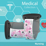 Nursing HD Watchband for Samsung, Garmin, Fossil, and More for Samsung, Garmin, Fossil, and More - Wear with style