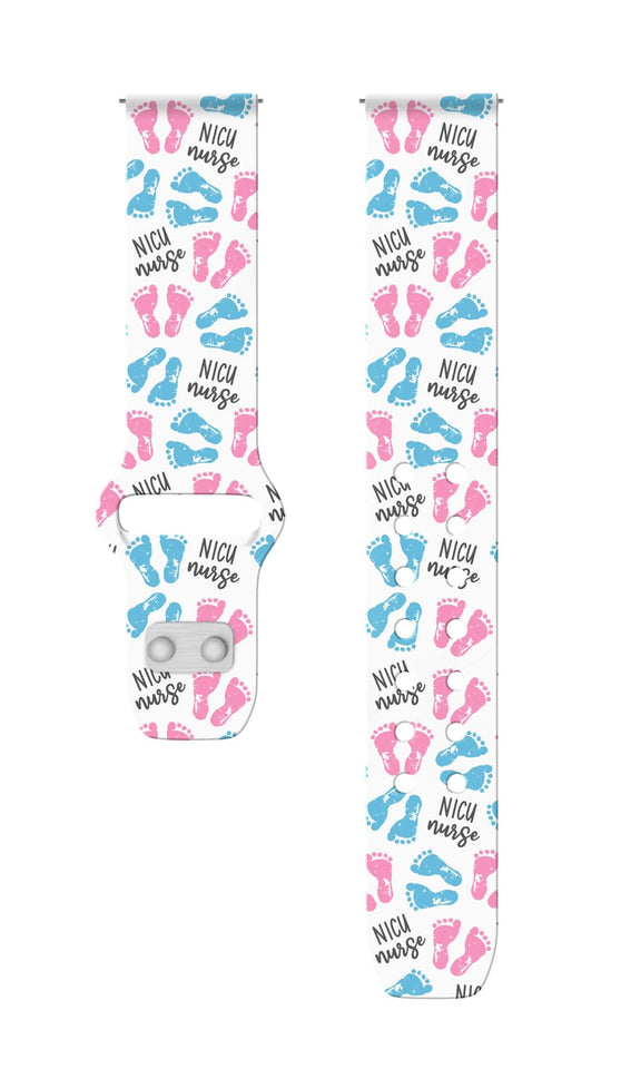 Nursing HD Watchband for Samsung, Garmin, Fossil, and More for Samsung, Garmin, Fossil, and More - Wear with style