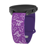 Nursing HD Watchband for Samsung, Garmin, Fossil, and More for Samsung, Garmin, Fossil, and More - Wear with style