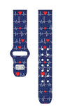 Nursing HD Watchband for Samsung, Garmin, Fossil, and More for Samsung, Garmin, Fossil, and More - Wear with style