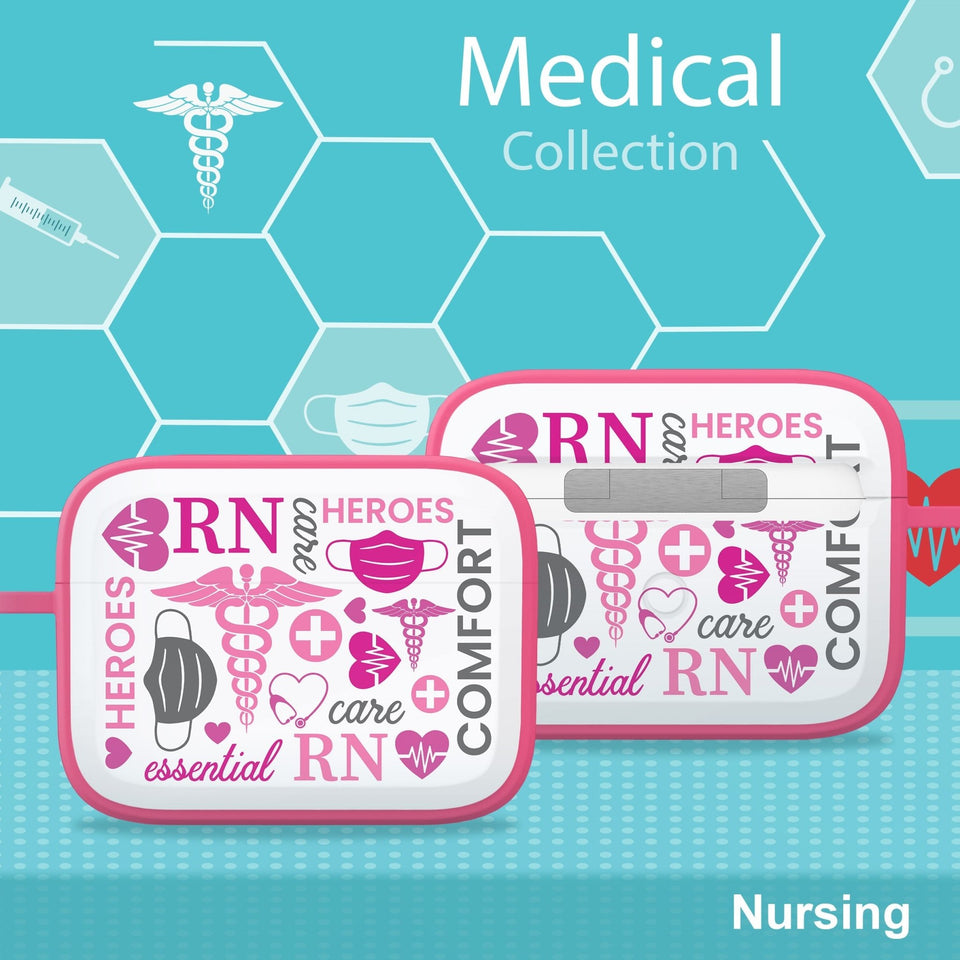 Nursing HDX Apple AirPods Pro 1 & 2 Case Cover - Wear with style