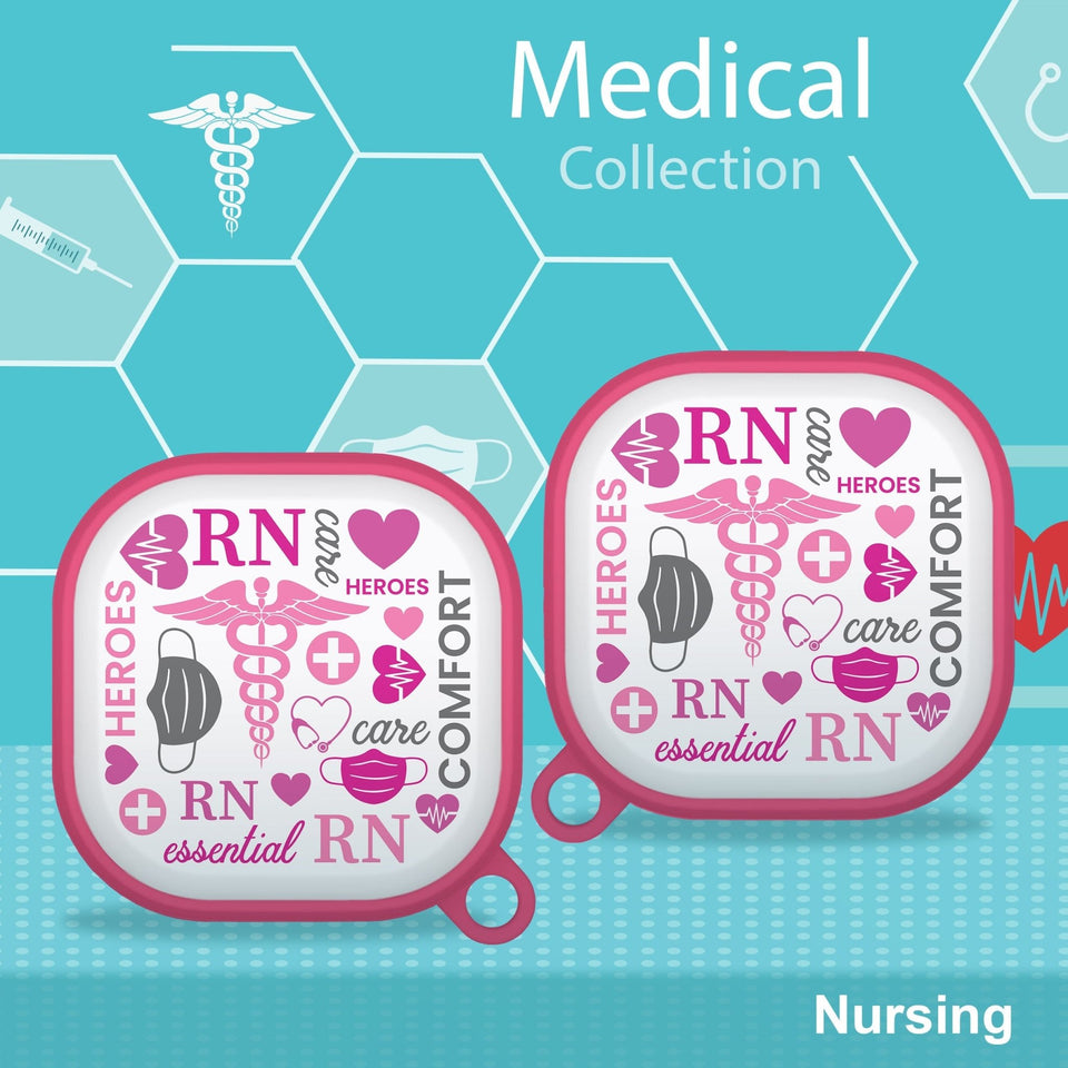 Nursing HDX Samsung Galaxy Buds Pro & Buds Live Case Cover - Wear with style