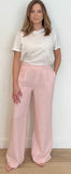 Ocean Breeze Linen Blend Pants-White Clay - Wear with style