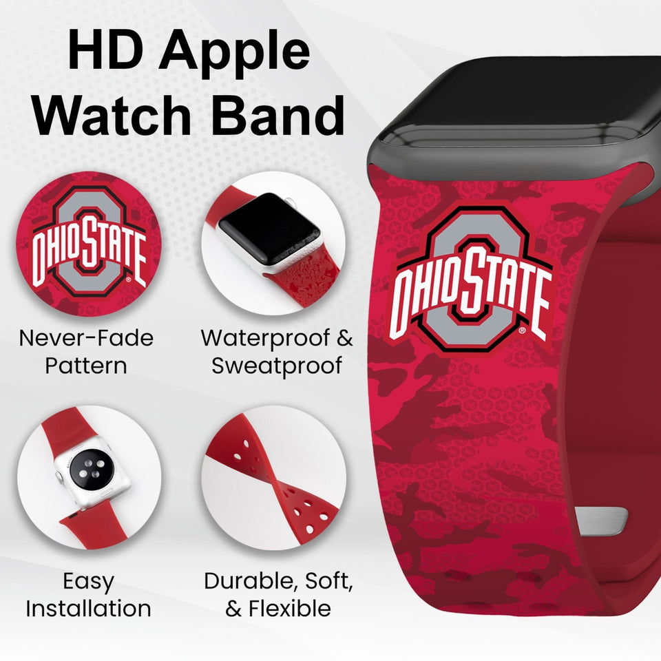 Ohio State Buckeyes HD Apple Watch Band - Wear with style