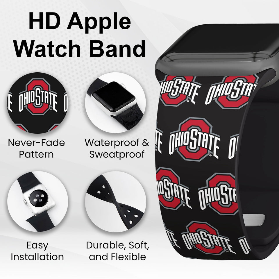 Ohio State Buckeyes HD Apple Watch Band - Wear with style