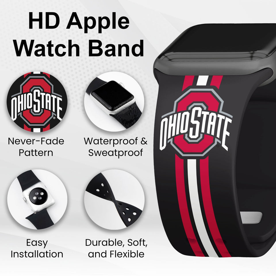 Ohio State Buckeyes HD Apple Watch Band - Wear with style