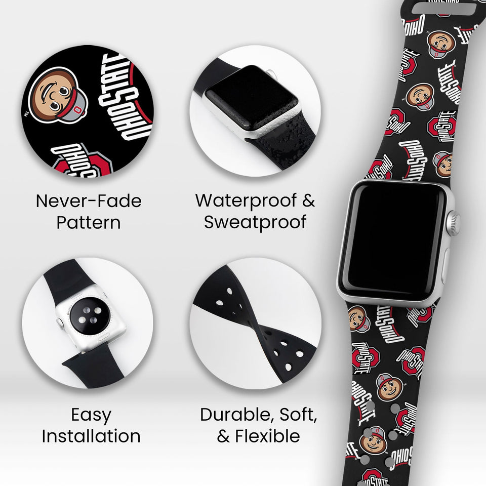 Ohio State Buckeyes HD Apple Watch Band - Wear with style