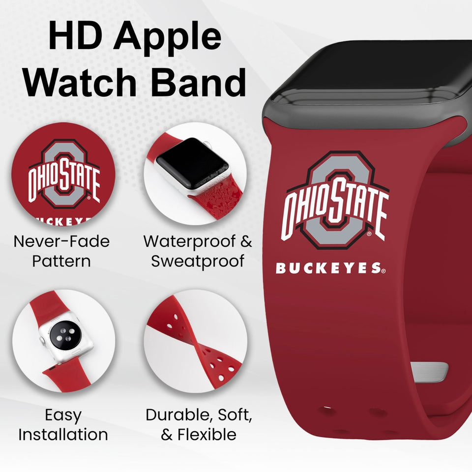 Ohio State Buckeyes HD Apple Watch Band - Wear with style