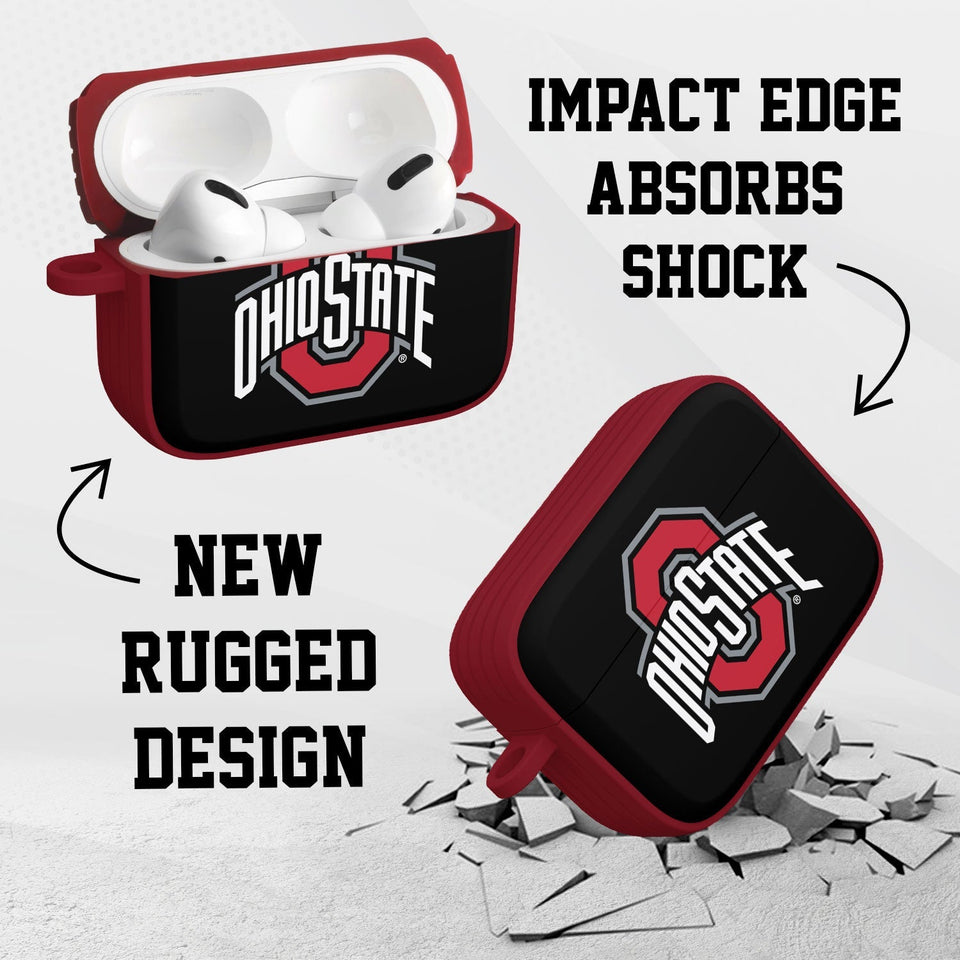 Ohio State Buckeyes HDX Apple AirPods Pro 1 & 2 Case Cover - Wear with style