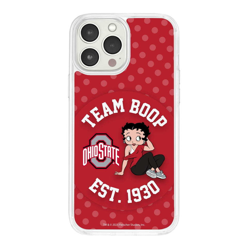 Ohio State Buckeyes X Betty Boop HD Apple iPhone 14 Mag - Safe Phone Case - Wear with style