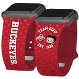 Ohio State Buckeyes X Betty Boop HD Apple Watch Band - Wear with style