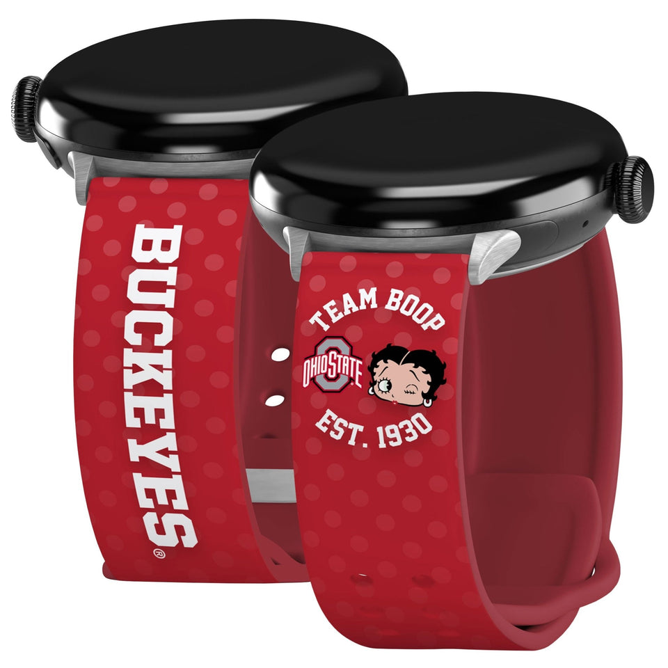 Ohio State Buckeyes X Betty Boop HD Google Pixel Watch Band - Wear with style