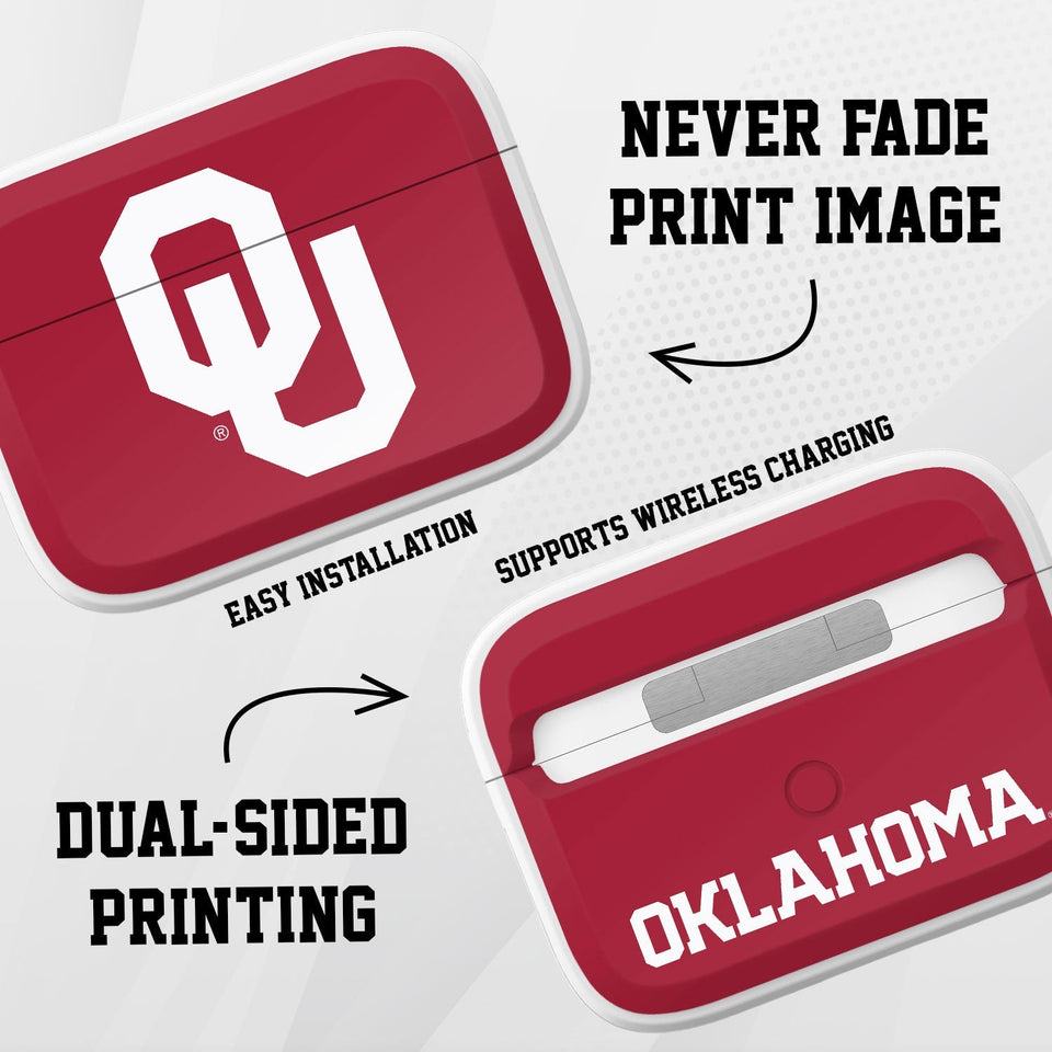 Oklahoma Sooners HDX Apple Airpods Pro 1 & 2 Case Cover - Wear with style
