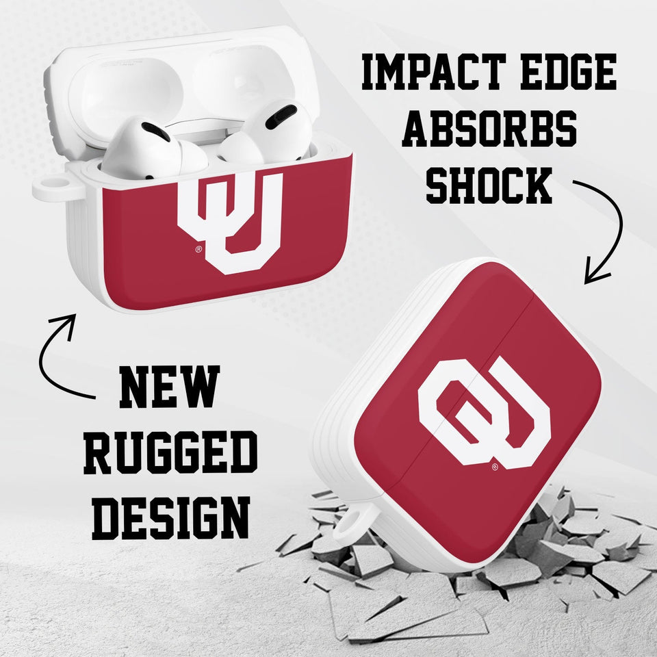 Oklahoma Sooners HDX Apple Airpods Pro 1 & 2 Case Cover - Wear with style