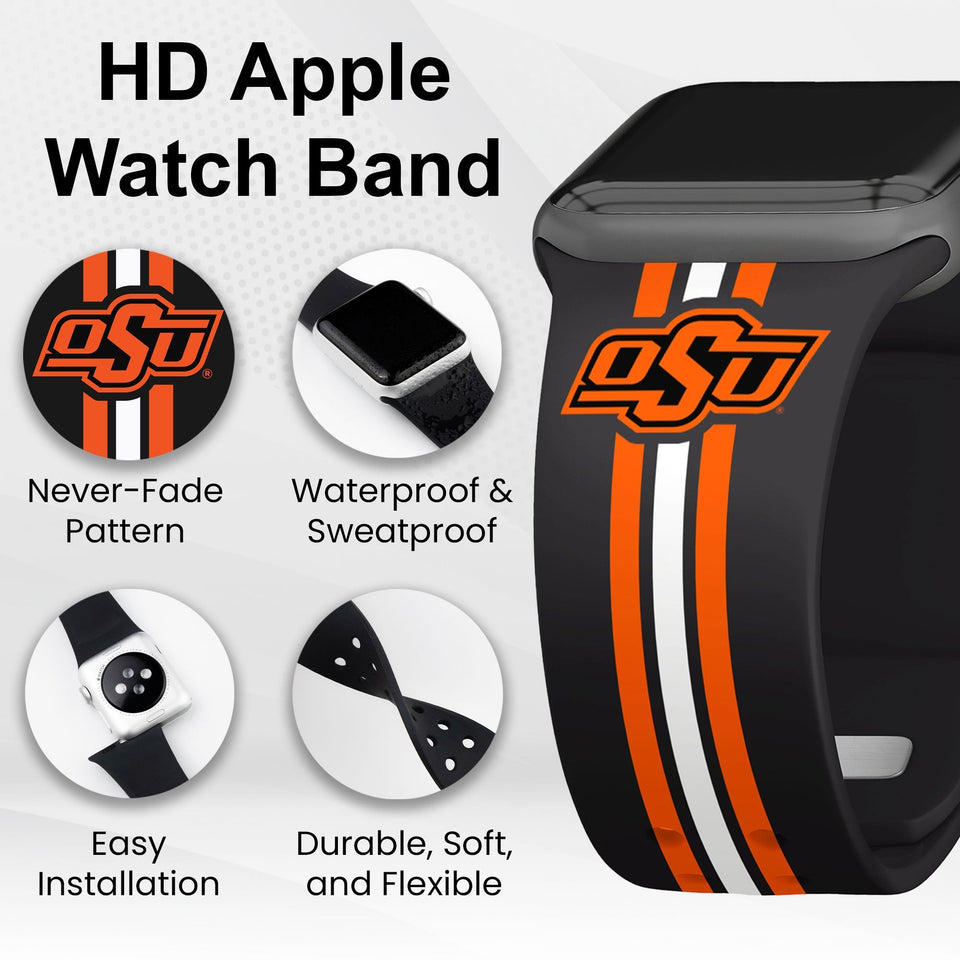 Oklahoma State Cowboys HD Apple Watch Band - Wear with style