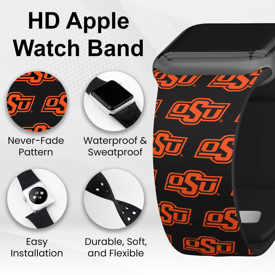 Oklahoma State Cowboys HD Apple Watch Band - Wear with style